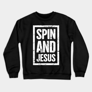 Spin - Gift For Christian Workout Gym Fans Crewneck Sweatshirt